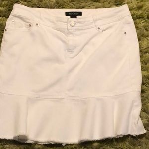 Whbm jean skirt